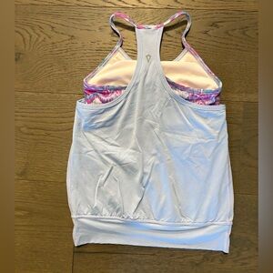 Ivivva by Lululemon girls double Dutch tank top sz 7 new